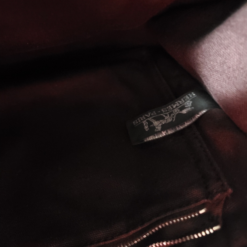 Hermès Fourre Tout PM,Tote Bag Purple Canvas - Picture 9 of 11